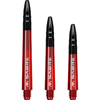Mission Sabre Dartshafts Red/Black Inbetween 41mm