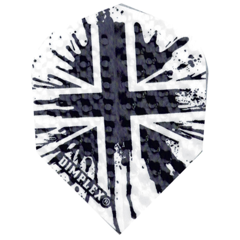 Harrows Dimplex Union Jack Black Shape NO6