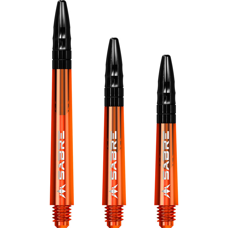 Mission Sabre Dartshafts Orange/Black Inbetween 41mm - 2