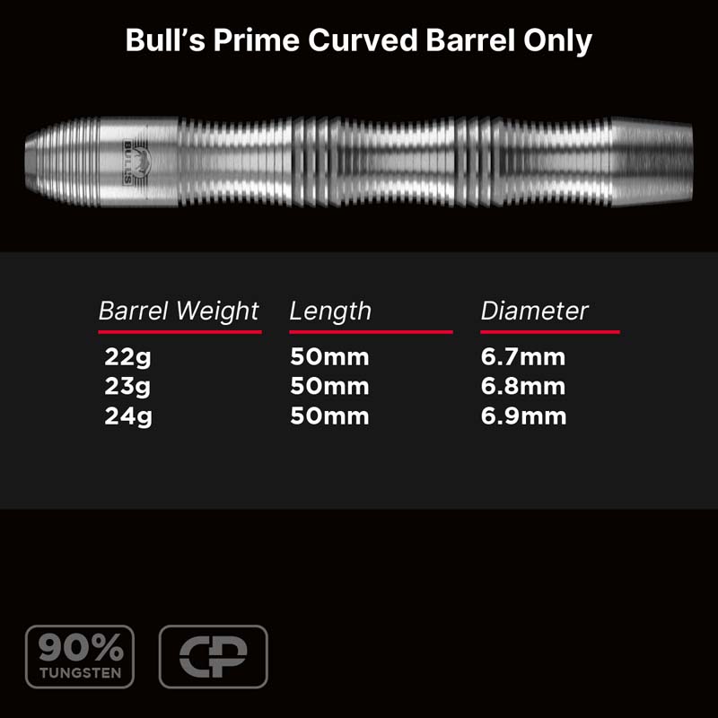 Bulls NL Prime 90% Curved 23g CP Endast Pilkropp - 4