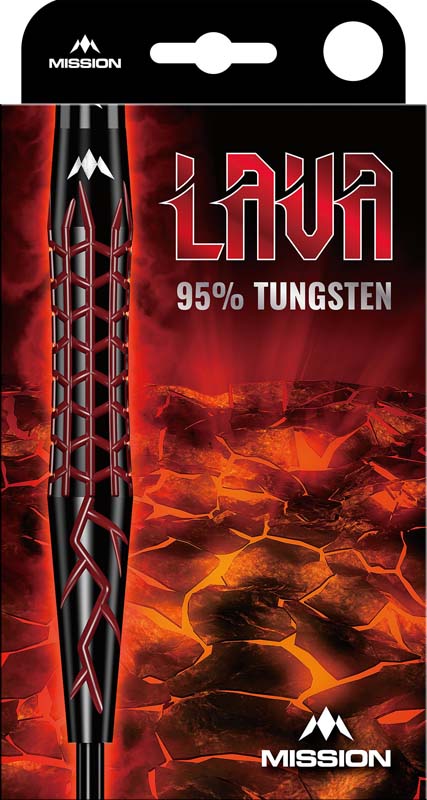 Mission Lava Black & Red Electro Plated 95% 24g - 3