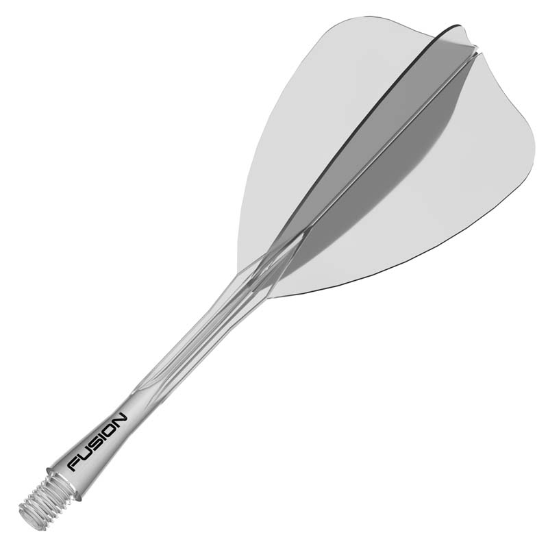 Winmau Fusion Arrow Transparent Clear 34mm Medium - 8