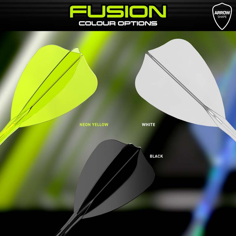 Winmau Fusion Arrow Transparent Clear 34mm Medium - 5