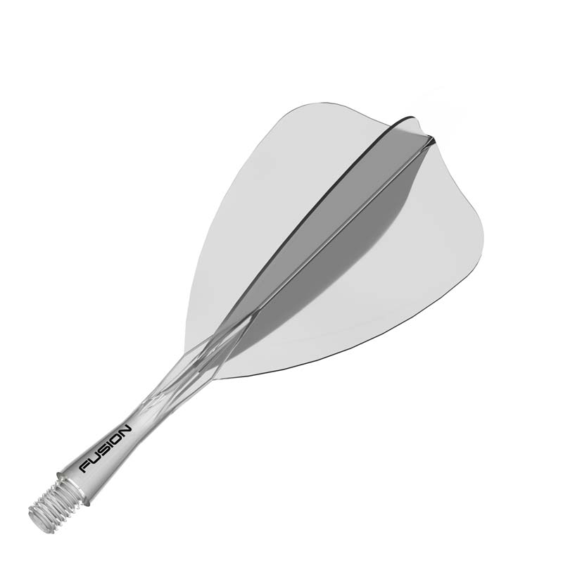 Winmau Fusion Arrow Transparent Clear 34mm Medium - 6