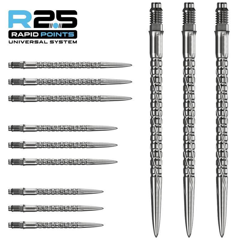 Mission R2.5 Rapid SG2 Dartspetsar Silver 40mm