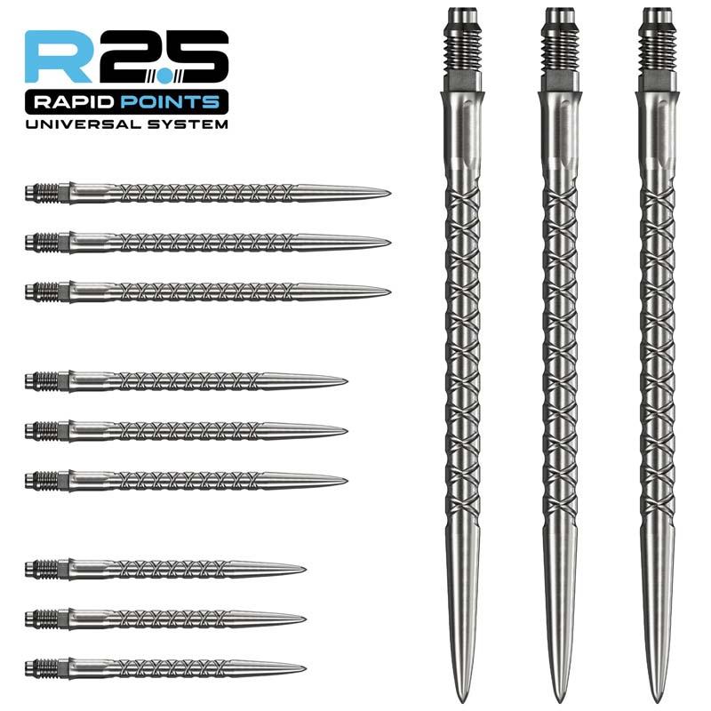 Mission R2.5 Rapid SC1 Dartspetsar Silver 40mm