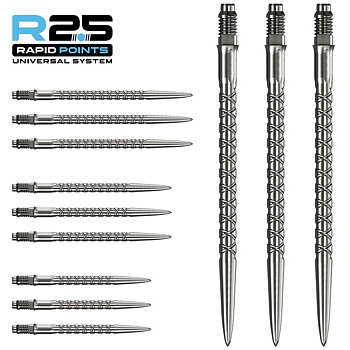 Mission R2.5 Rapid SC1 Dartspetsar Silver 40mm