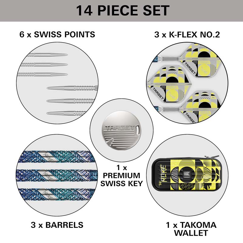 Target Luke Littler Edge 95% Swiss Point 24g   - 12