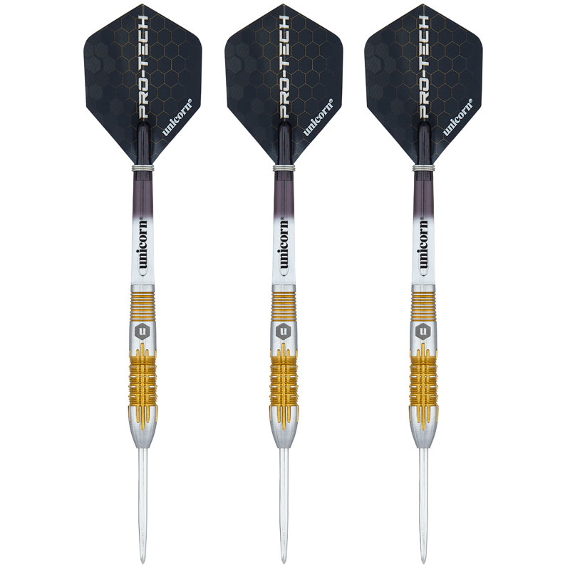 Unicorn Protech Darts - Style 1 - Steel Tip - Gold Ring