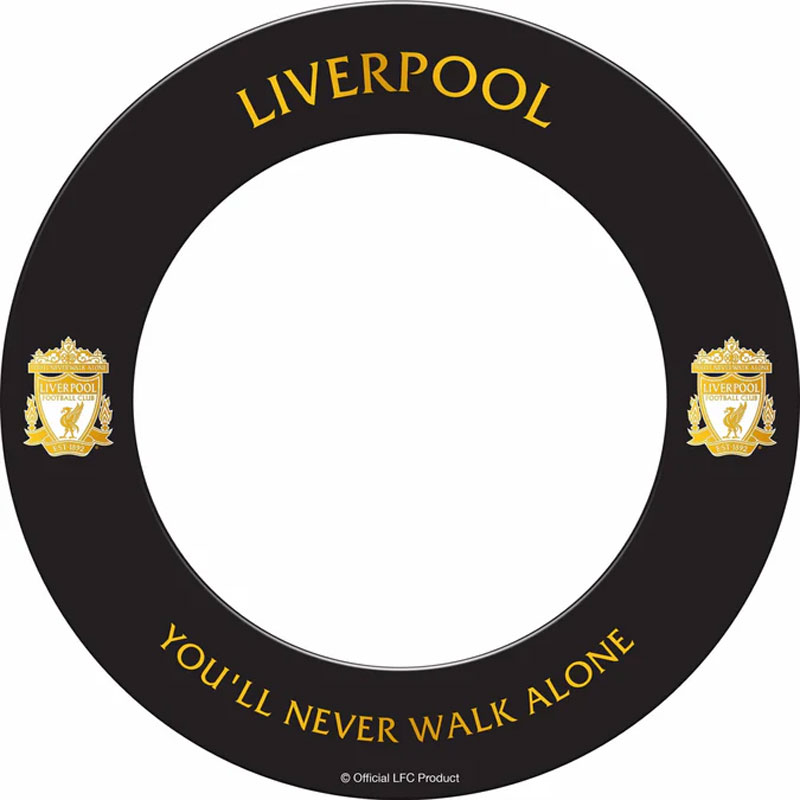 Liverpool FC Surround Gold Crest Black