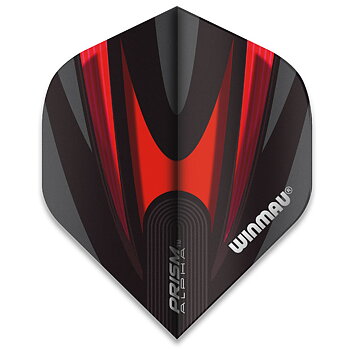 Winmau Prism Alpha Svarta & Röda Shape NO6