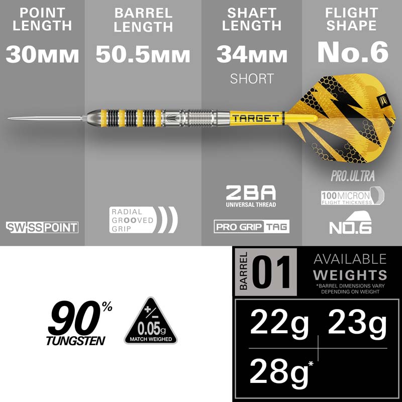 Target Buzz 01 Swiss Points 90% 23g - 4