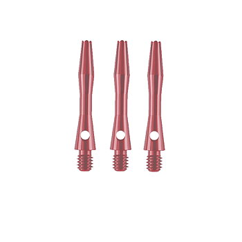 Designa Aluminium Släta Extra Korta Rosa 29mm