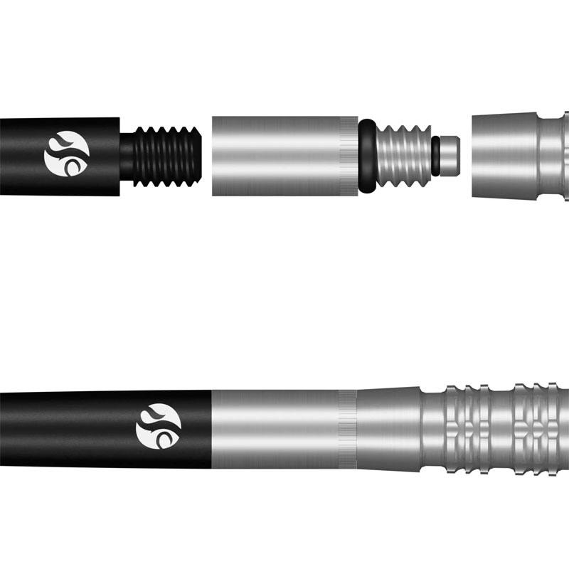 Shot Shaft Spinner Black - 2