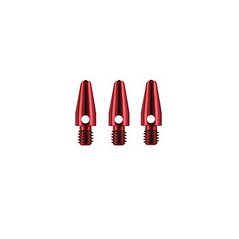 Designa Aluminium Släta Micro Röda 12,5mm