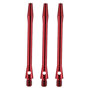 Designa Aluminium Släta Långa Röda 53mm
