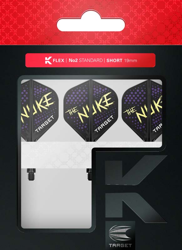 Target K-Flex Luke "The Nuke" Littler Standard/NO2 Svarta 19mm Korta   - 3
