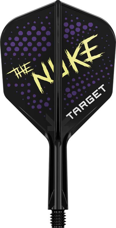 Target K-Flex Luke "The Nuke" Littler Shape/NO6 Black 19mm Short - 2