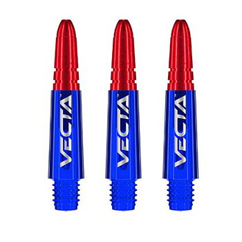 Winmau Vecta Blå & Röd Korta 34mm