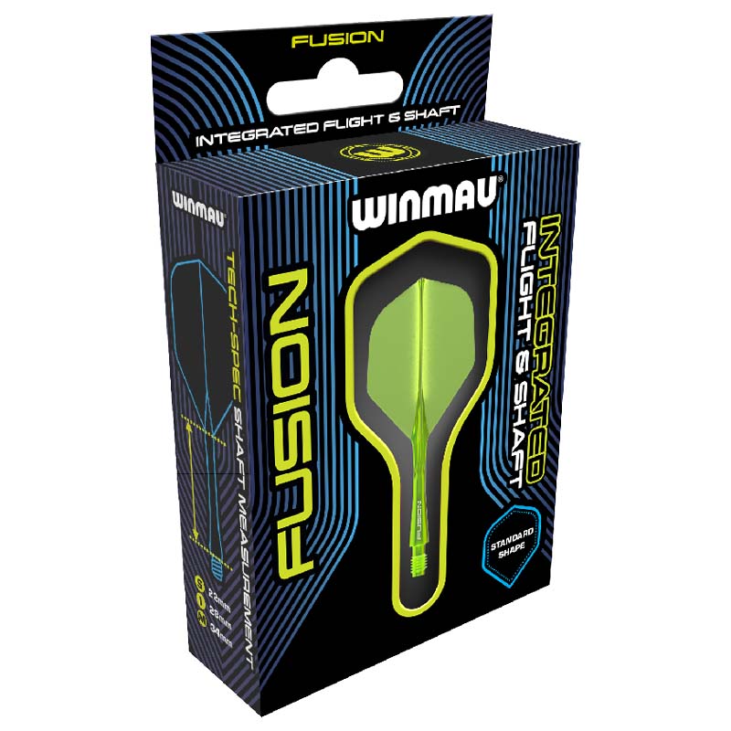 Winmau Fusion Standard/NO2 Yellow 34mm Medium - 3