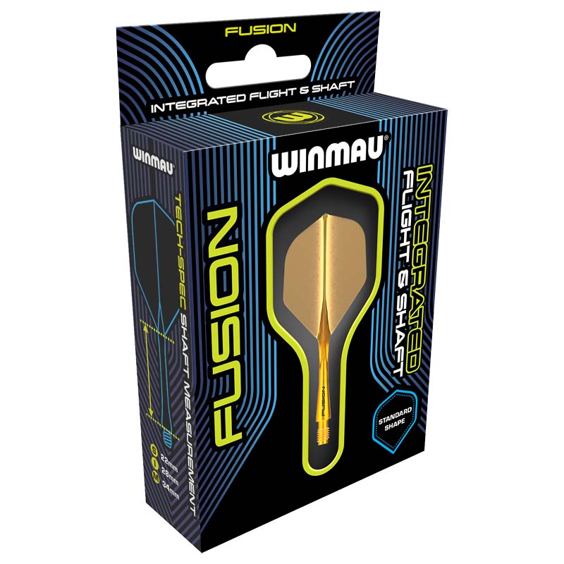 Winmau Fusion Standard/NO2 Oranga 22mm Korta - 3