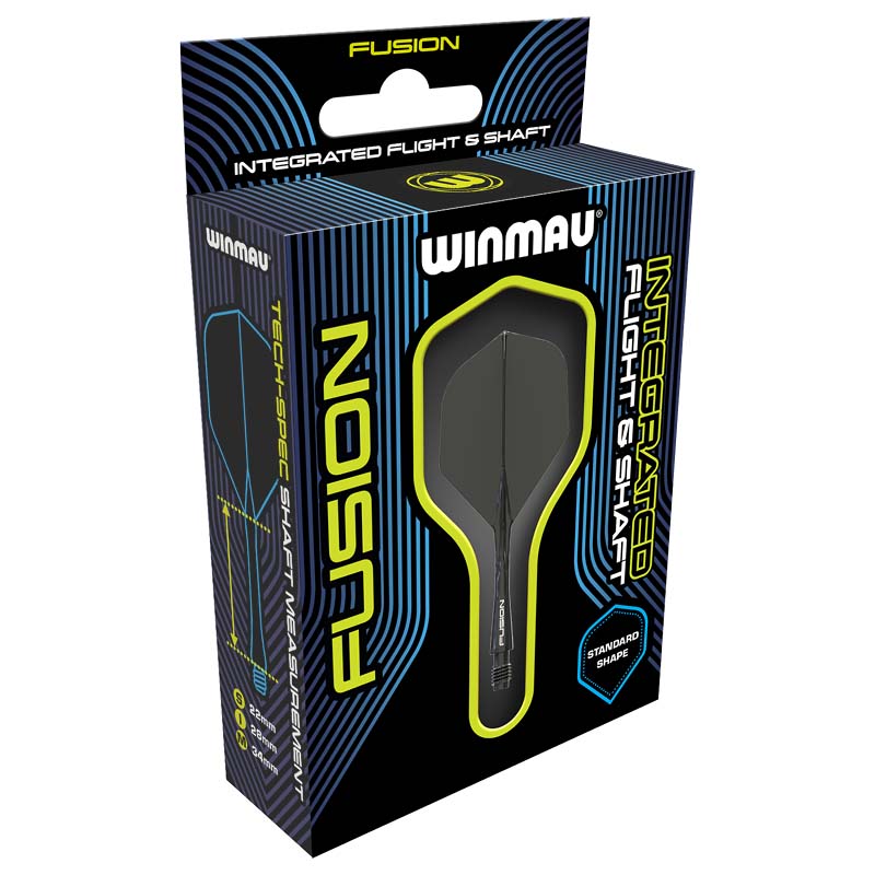 Winmau Fusion Standard/NO2 Black 22mm Short - 3