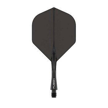 Winmau Fusion Standard/NO2 Svarta 22mm Korta