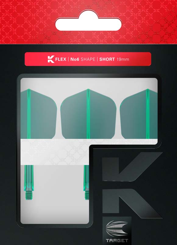 Target K-Flex Shape/NO6 Green 19mm Short - 3