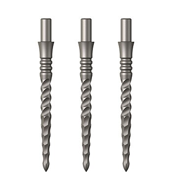 Mission Sniper Dartpoints  Precision Lunar CS Black 28mm