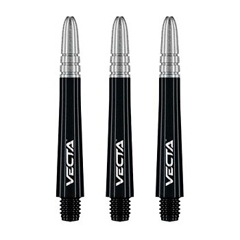 Winmau Vecta Svart & Silver Medium 40mm