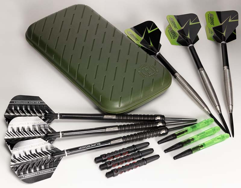 Harrows Slim Dartcase Green - 7