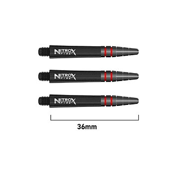 Red Dragon Nitro Xfire Carbon Svarta Korta 36mm