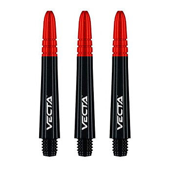 Winmau Vecta Svart & Röd Mellan 37mm