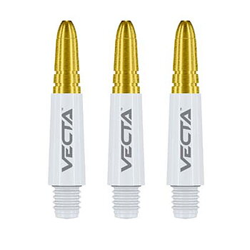 Winmau Vecta White & Gold Short 34mm