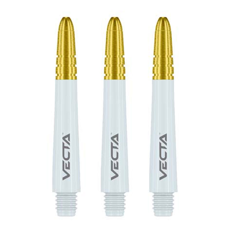 Winmau Vecta Vit & Guld Mellan 37mm
