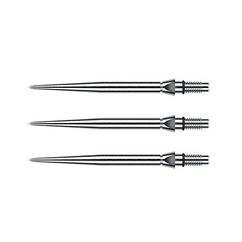 Winmau Switch Point Smooth Silver 40mm