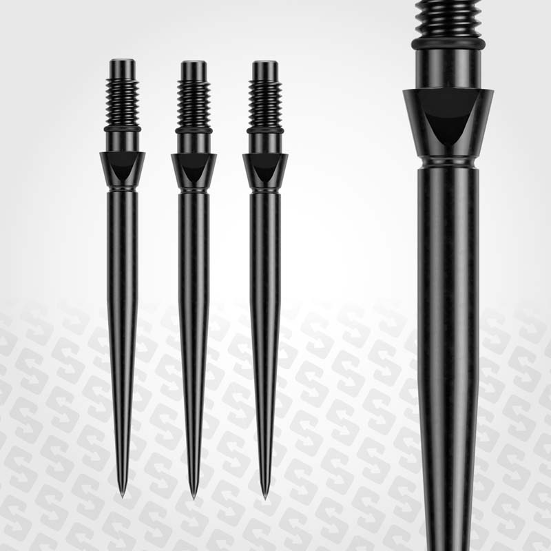Winmau Switch Point Smooth Black 40mm - 4