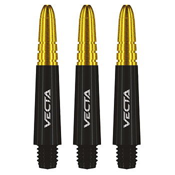 Winmau Vecta Black & Gold Short 34mm