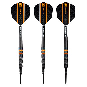 Target Raymond Van Barneveld Black 8 Zero SOFTTIP 18g