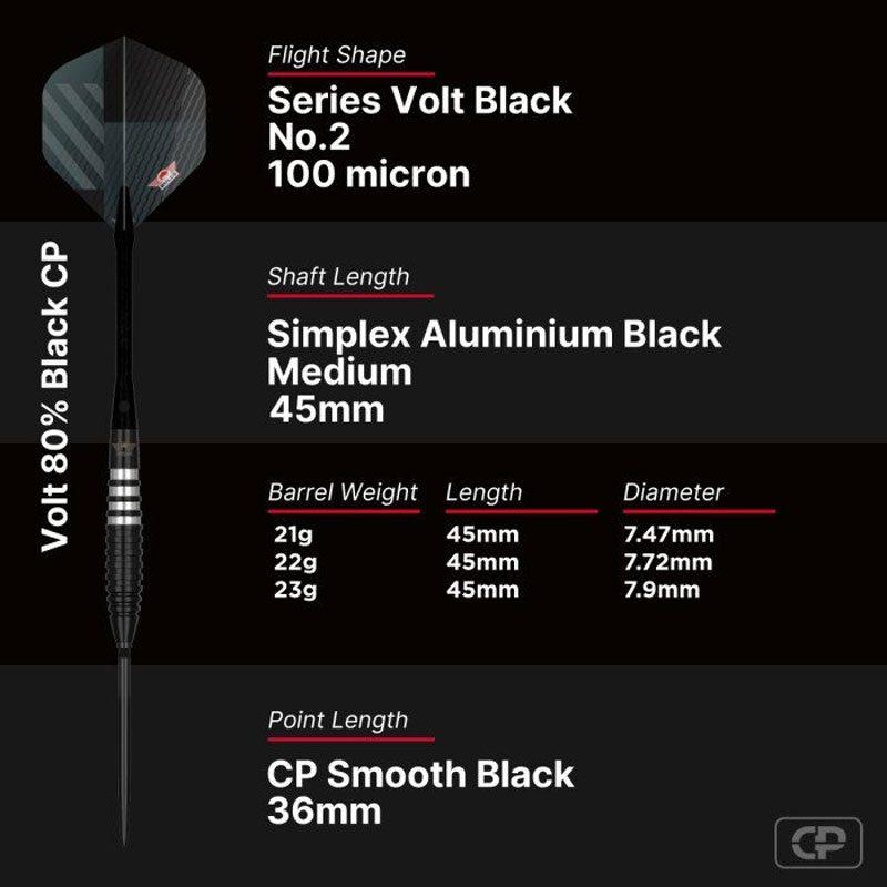 Bulls NL Volt 80% Black Convertible Point 23g  - 7