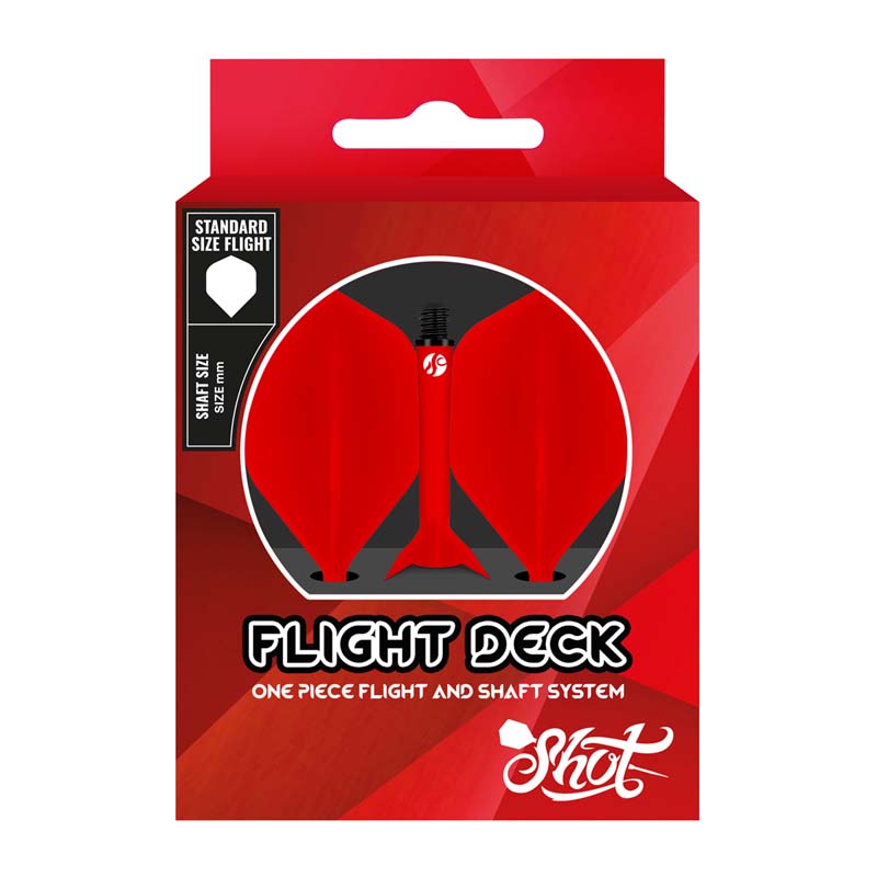 Shot Flight Deck Röda Medium Standard NO2 - 4