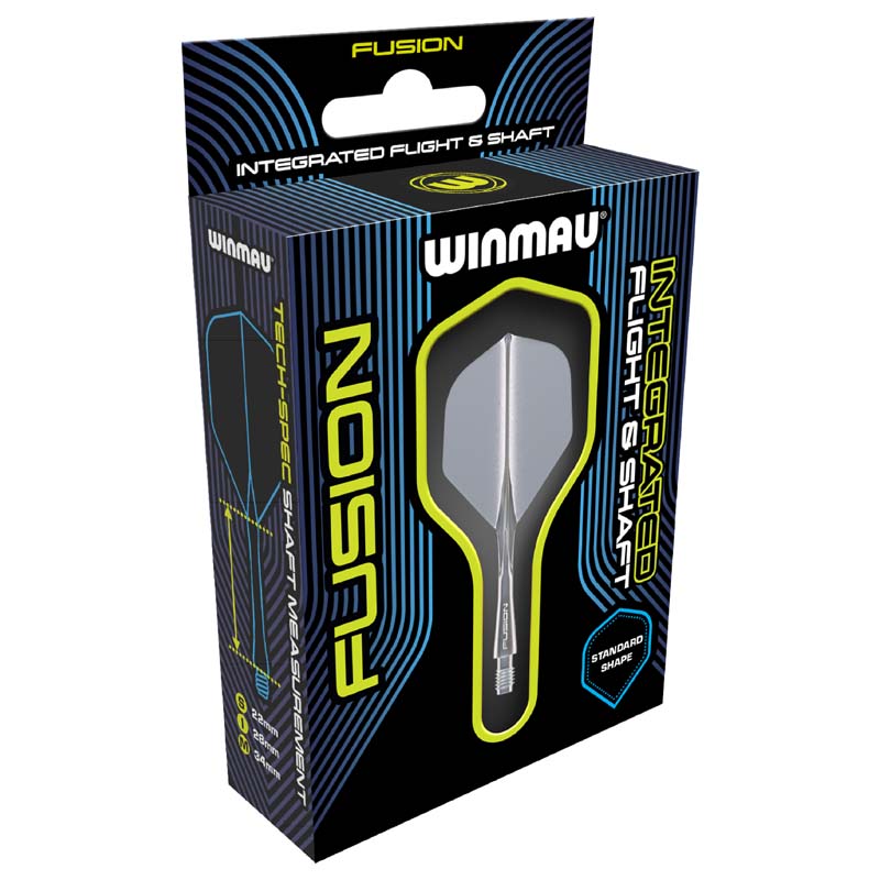 Winmau Fusion Standard/NO2 Gråa 22mm Korta - 3
