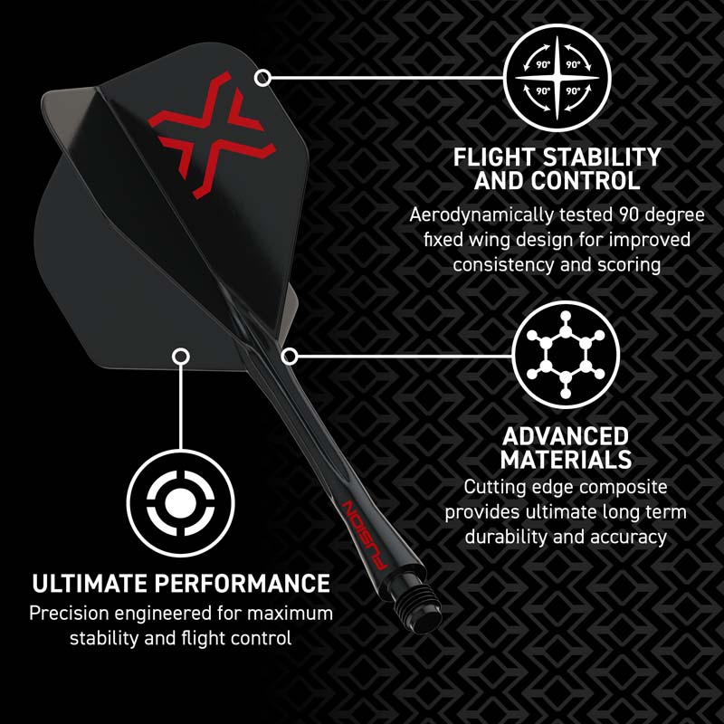 Winmau Fusion Standard/NO2 Blade X 28mm Inbetween - 3