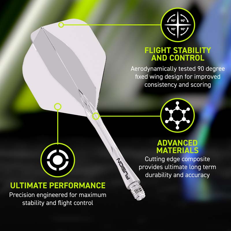 Winmau Fusion Standard/NO2 Clear 28mm Inbetween - 3
