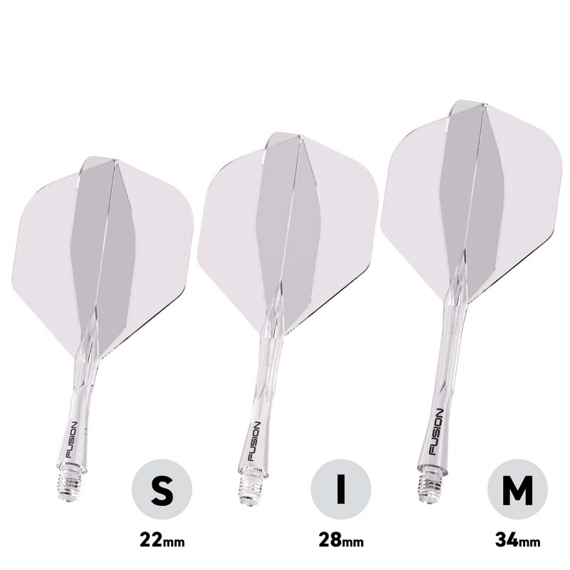 Winmau Fusion Standard/NO2 Clear 34mm Medium - 2