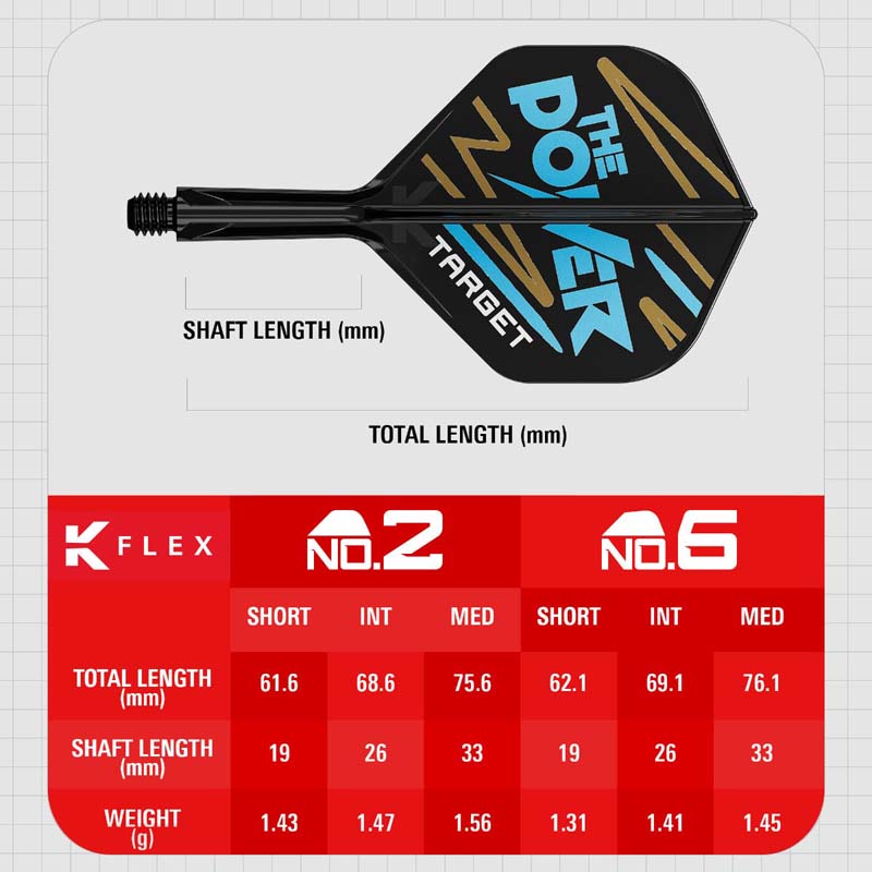 Target K-Flex Phil Taylor Standard/NO2 33mm Medium - 3