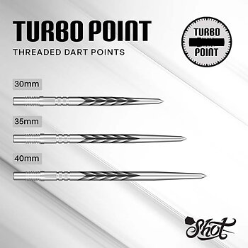 Shot Tribal Weapon Turbo Points Silver 35mm
