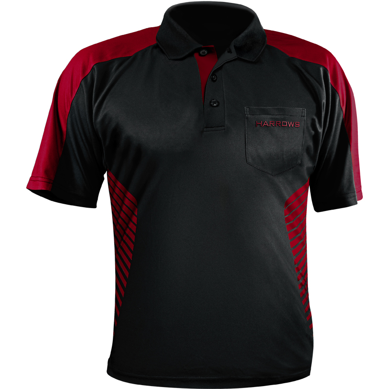 Harrows Vivid Dartshirt Deep Red