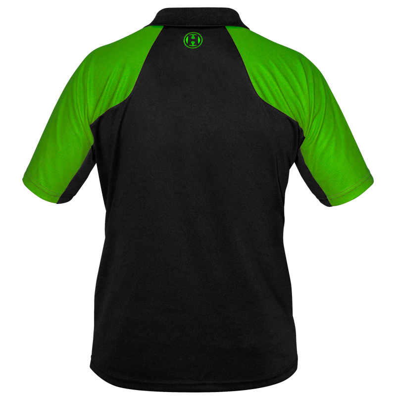 Harrows Vivid Dartshirt Green - 2