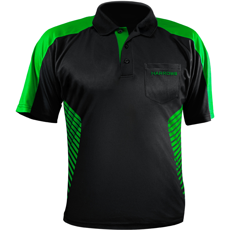 Harrows Vivid Dartshirt Green